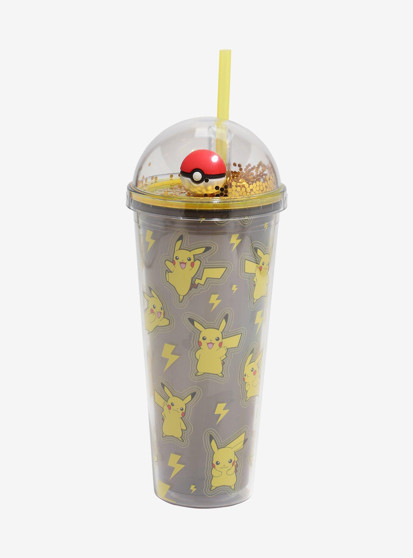 Pokemon Pikachu Glitter Dome Acrylic Travel Cup, , hi-res