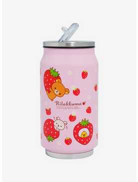 Rilakkuma Strawberry Soda Can Water Bottle, , hi-res