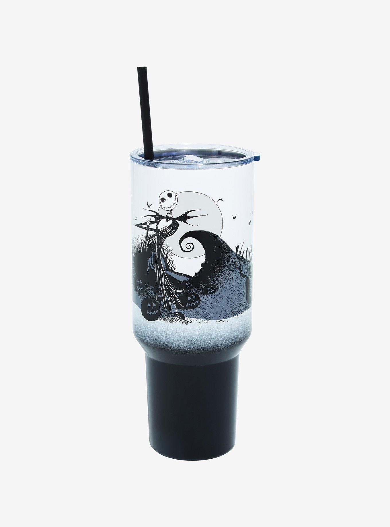 Disney Store The Nightmare Before Christmas Light-Up Tumbler with Straw