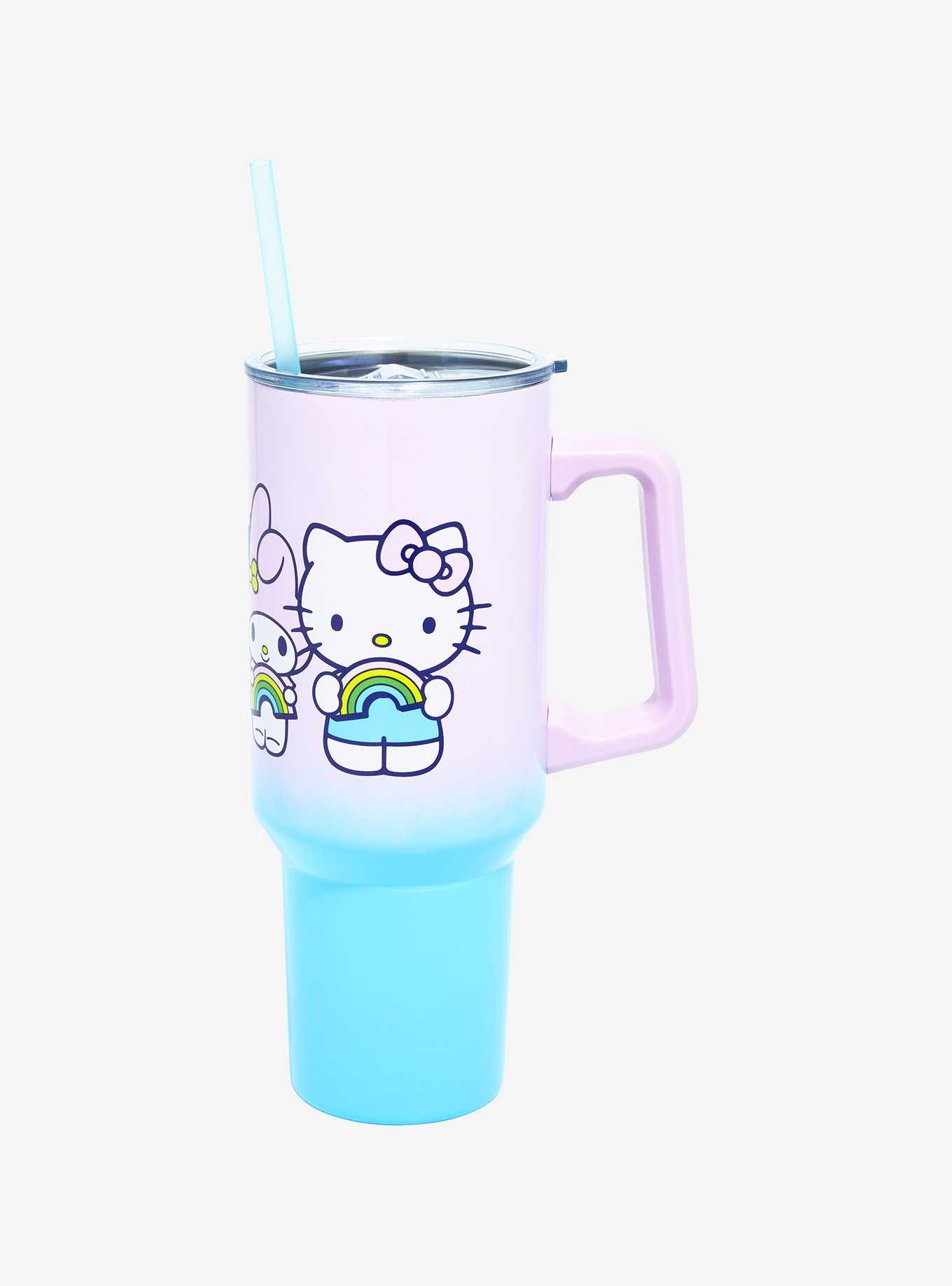 Hello Kitty And Friends Rainbow Ombre Tumbler Travel Cup, , hi-res