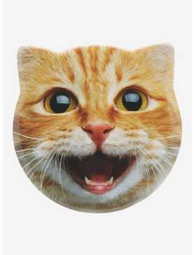 Happy Tabby Cat Button, , hi-res