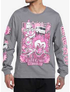 Killer Klowns From Outer Space Pink Tonal Long-Sleeve T-Shirt, , hi-res