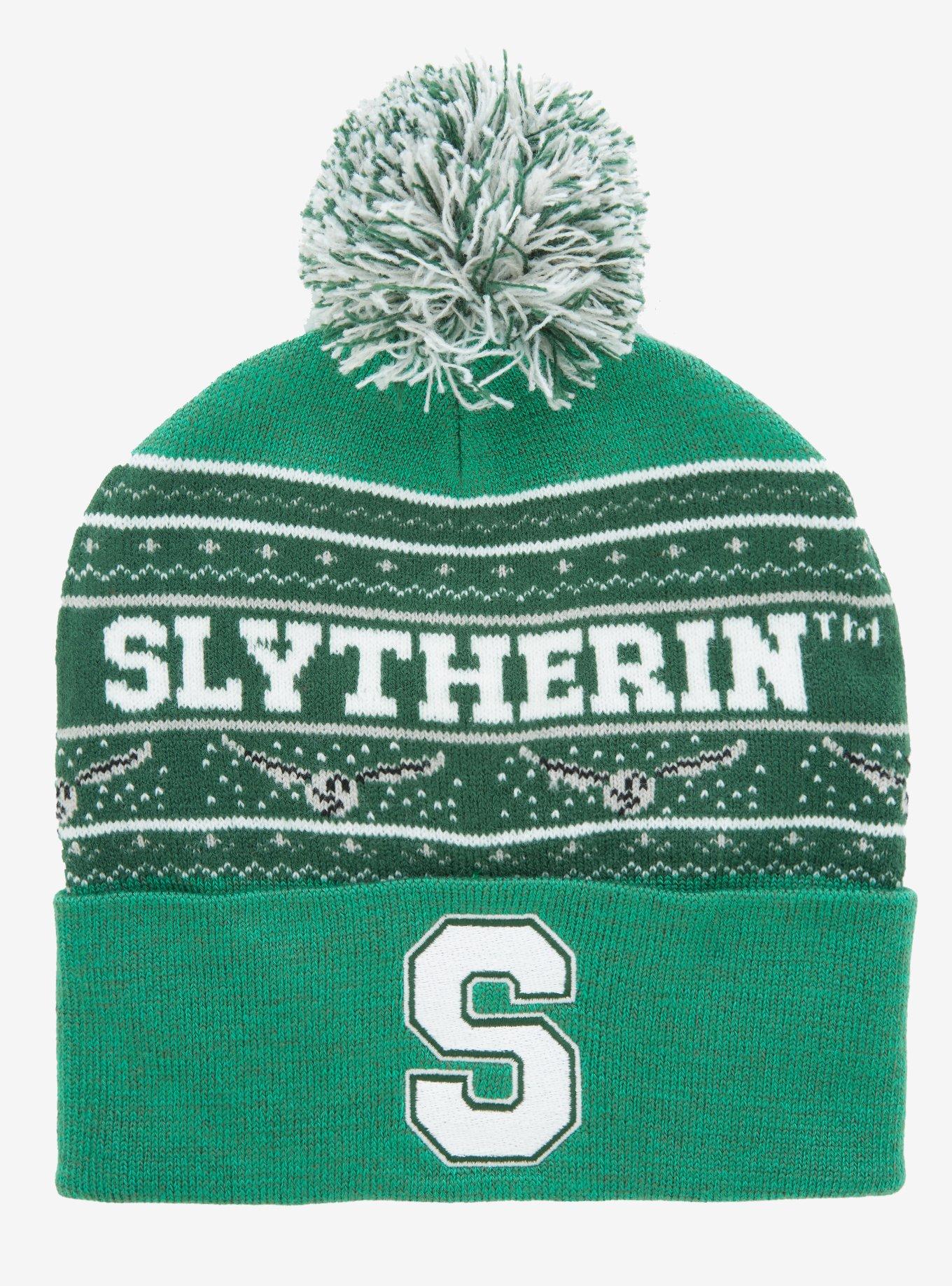 Harry Potter Slytherin Golden Snitch Pom Beanie, , hi-res