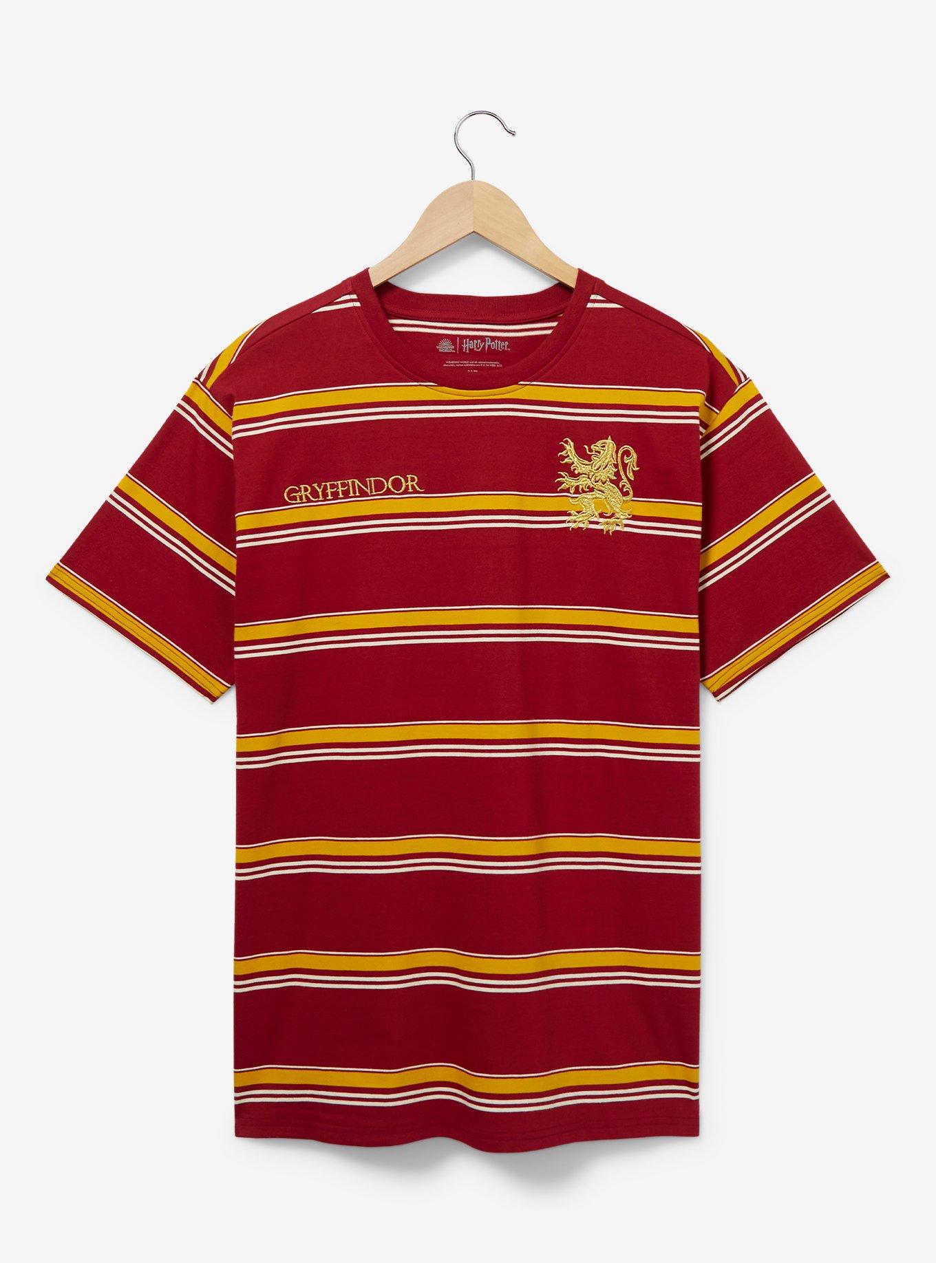 BoxLunch BoxLunch T-Shirt Harry Potter Striped Gryffindor Exclusive Mascot | -
