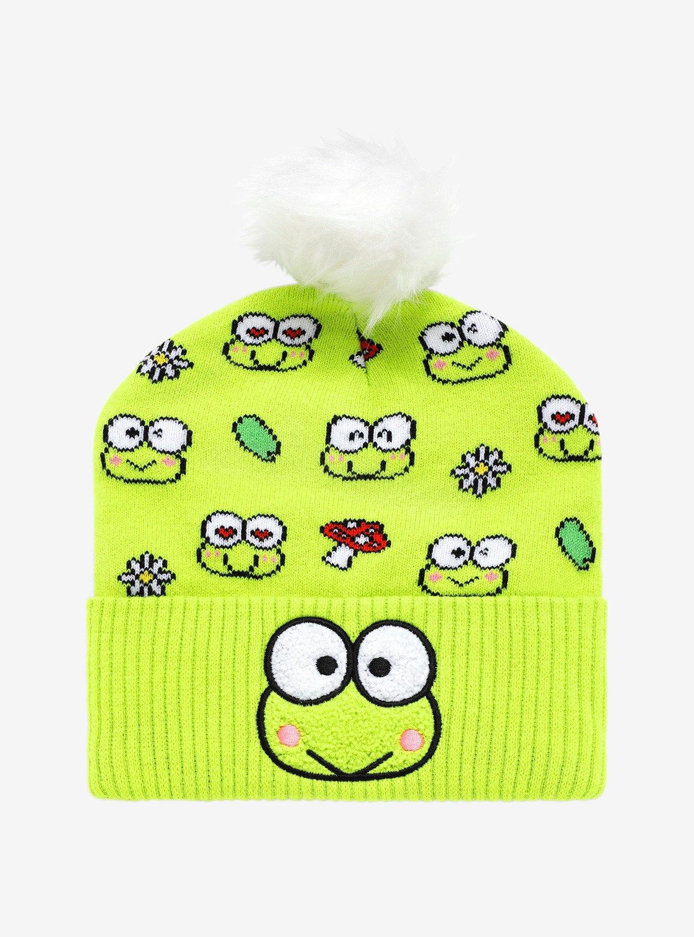 Keroppi Flowers Pom Beanie, , hi-res