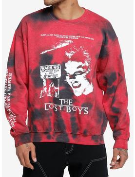 The Lost Boys Warning Sign Tie-Dye Sweatshirt, , hi-res