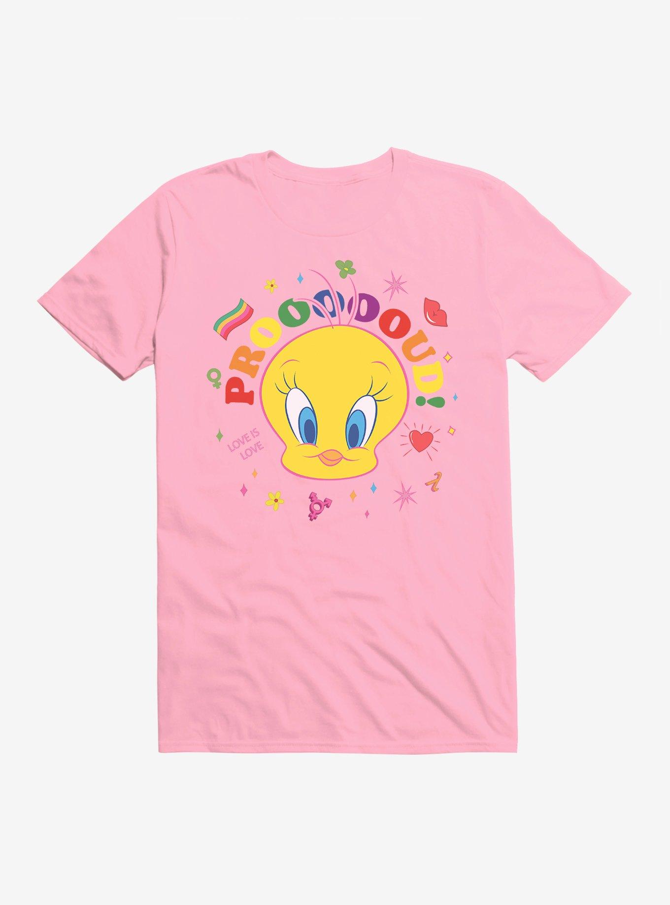 Looney Tunes Tweety Bird Proud T-Shirt, CHARITY PINK, hi-res