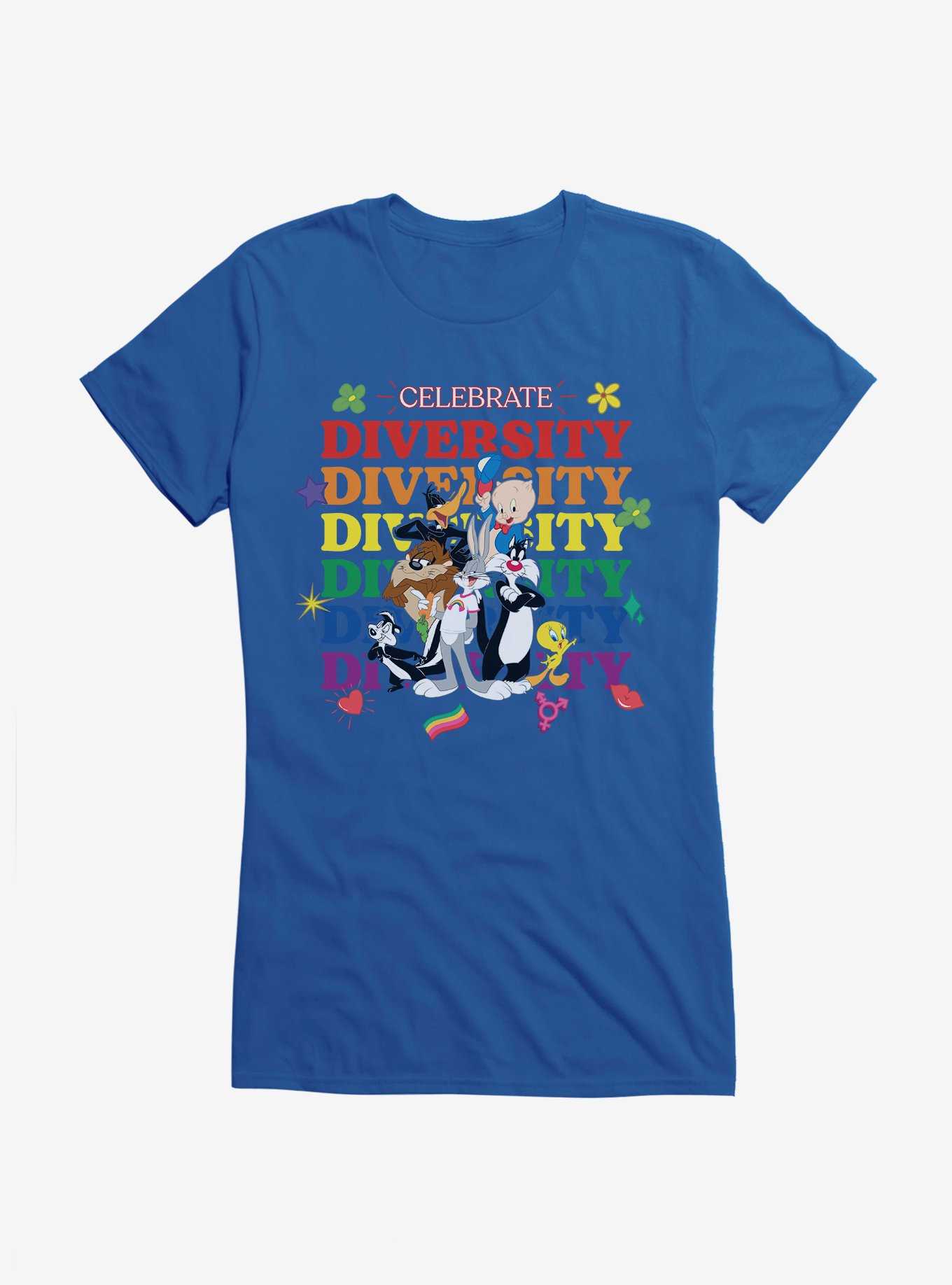 Looney Tunes Celebrate Diversity Girls T-Shirt, , hi-res