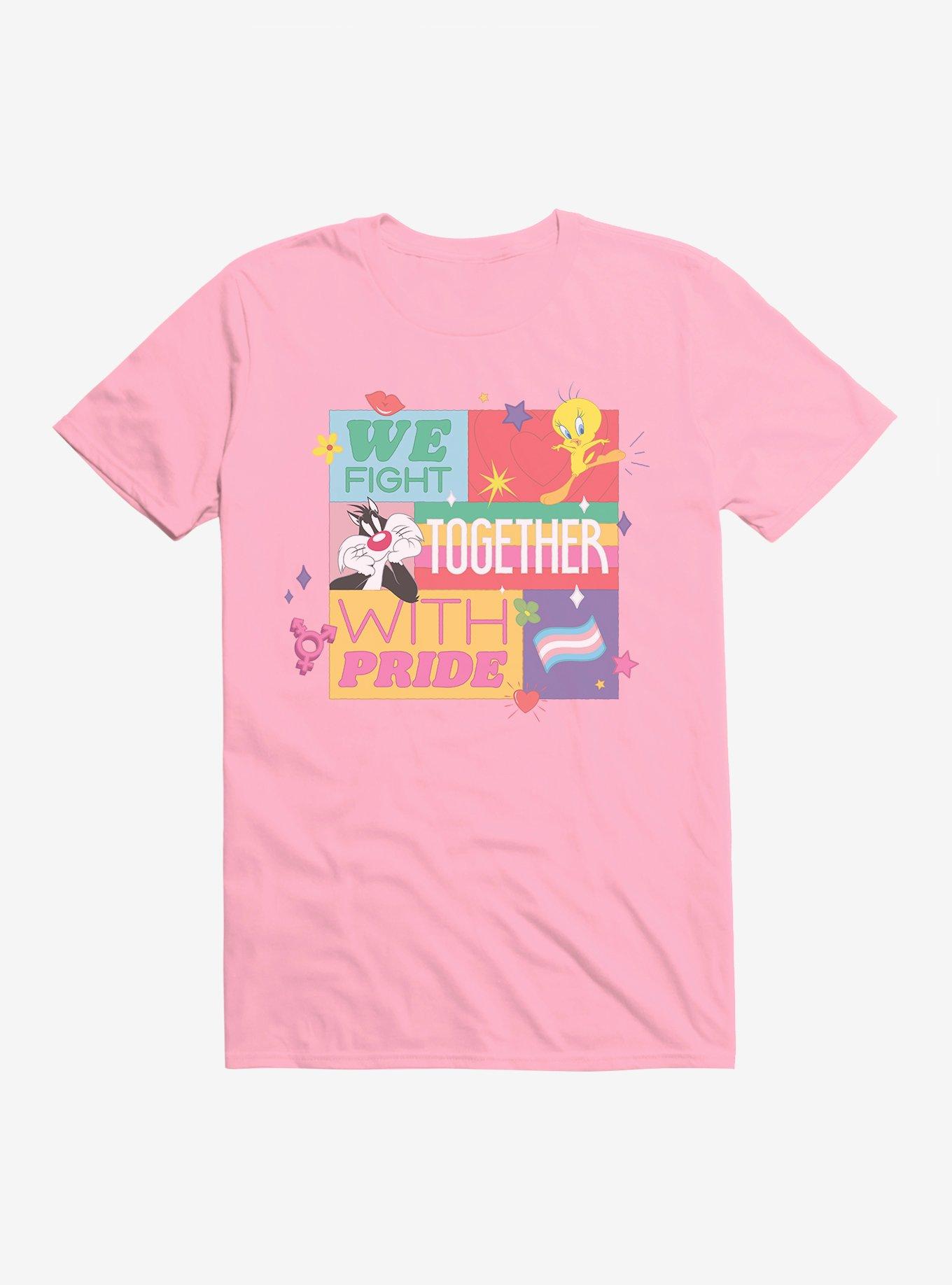 Looney Tunes We Fight Together T-Shirt, CHARITY PINK, hi-res