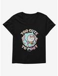 Bee And Puppycat Too Cute To Poot Womens T-Shirt Plus Size, , hi-res