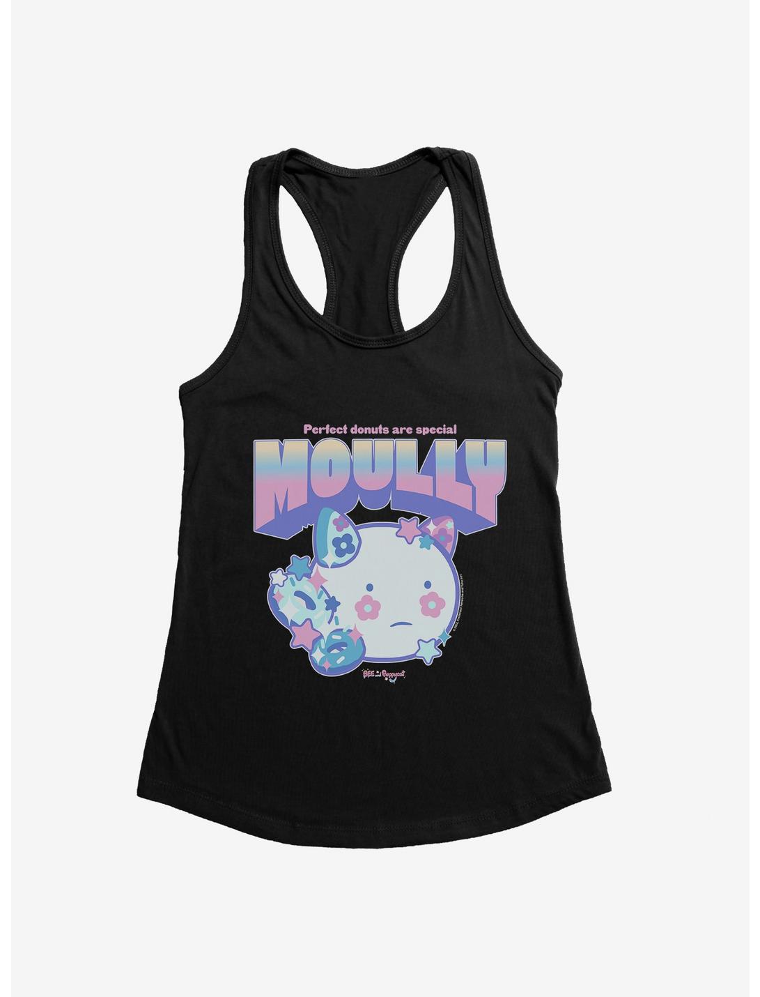 Bee And Puppycat Moully Perfect Donuts Womens Tank Top, BLACK, hi-res