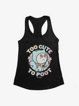 Bee And Puppycat Too Cute To Poot Womens Tank Top, , hi-res