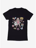 Bee And Puppycat Sticker Icons T-Shirt, BLACK, hi-res