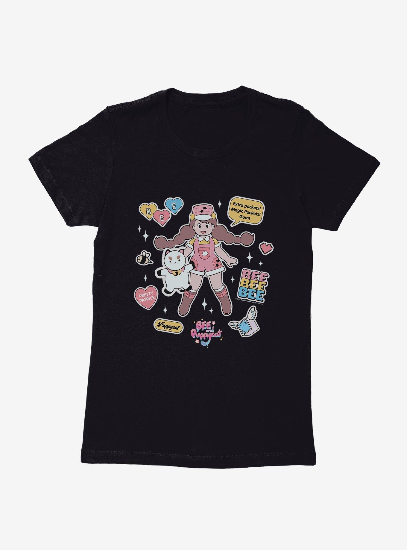 Bee And Puppycat Sticker Icons T-Shirt, , hi-res