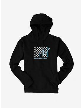 Plus Size MTV Checkerboard Logo Hoodie, , hi-res