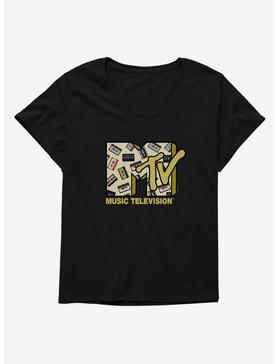Plus Size MTV Cassette Logo Womens T-Shirt Plus Size, , hi-res