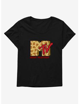 MTV Pizza Logo Womens T-Shirt Plus Size, , hi-res