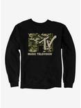 MTV Camo Logo Sweatshirt, BLACK, hi-res