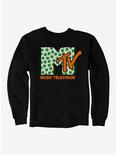 MTV Four Leaf Clover Logo Sweatshirt, BLACK, hi-res