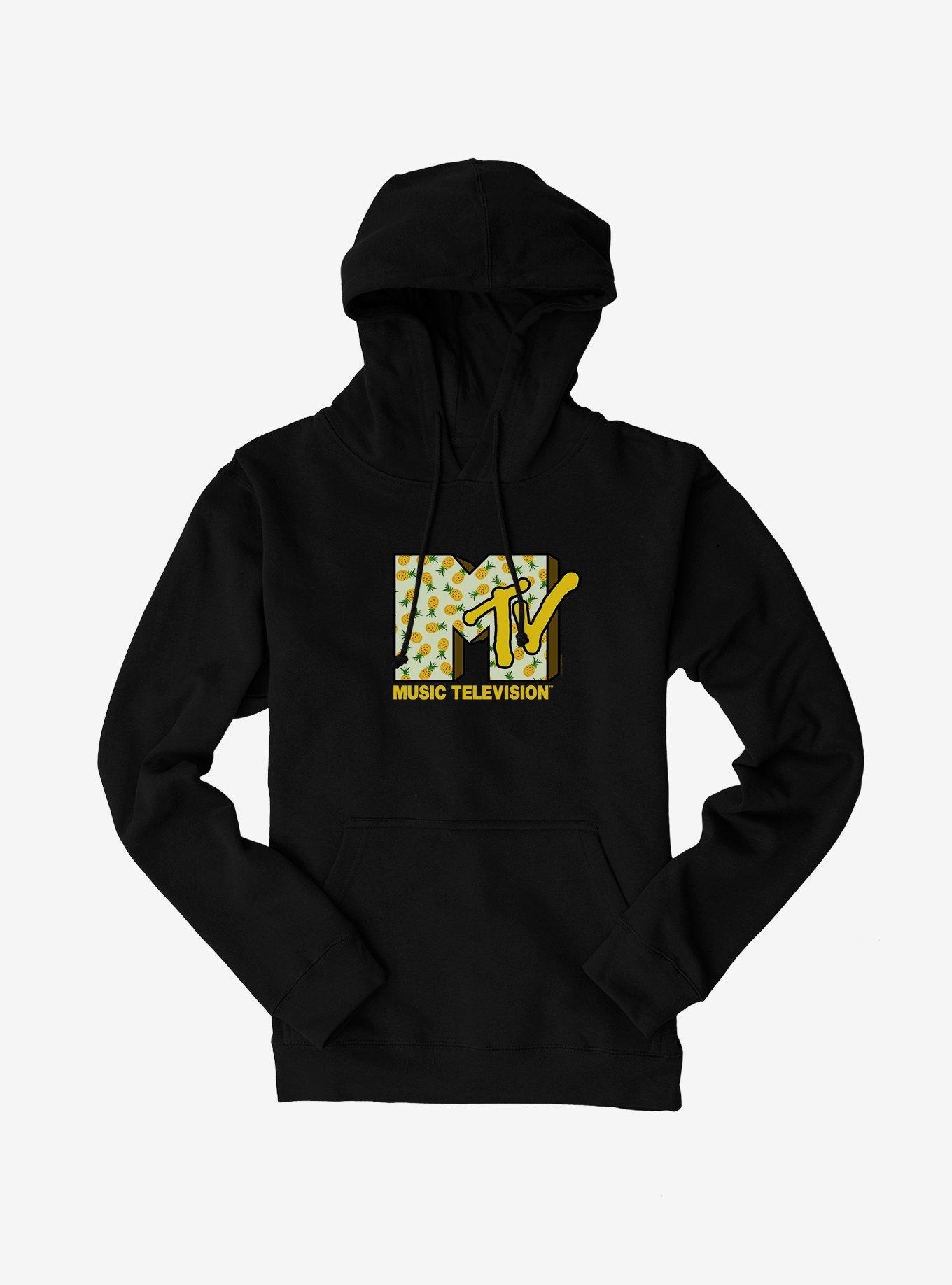 MTV Pineapple Logo Hoodie, BLACK, hi-res