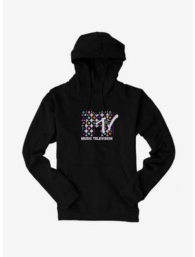 Plus Size MTV Vinyl Logo Hoodie, , hi-res