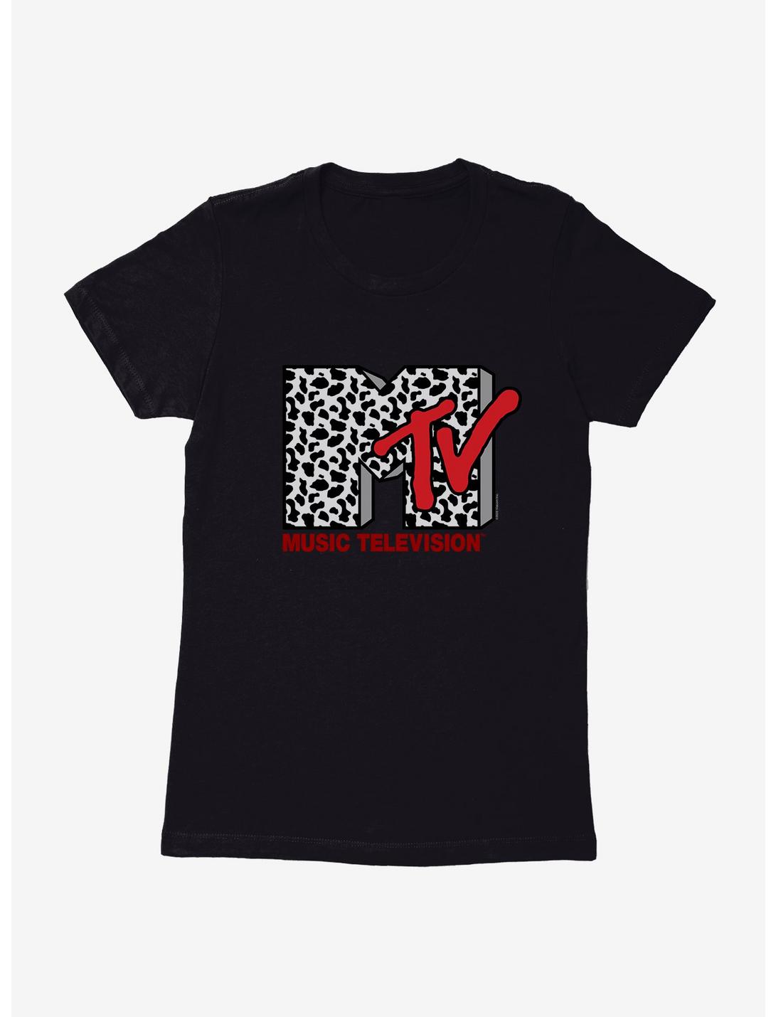 MTV Cow Print Logo Womens T-Shirt, , hi-res