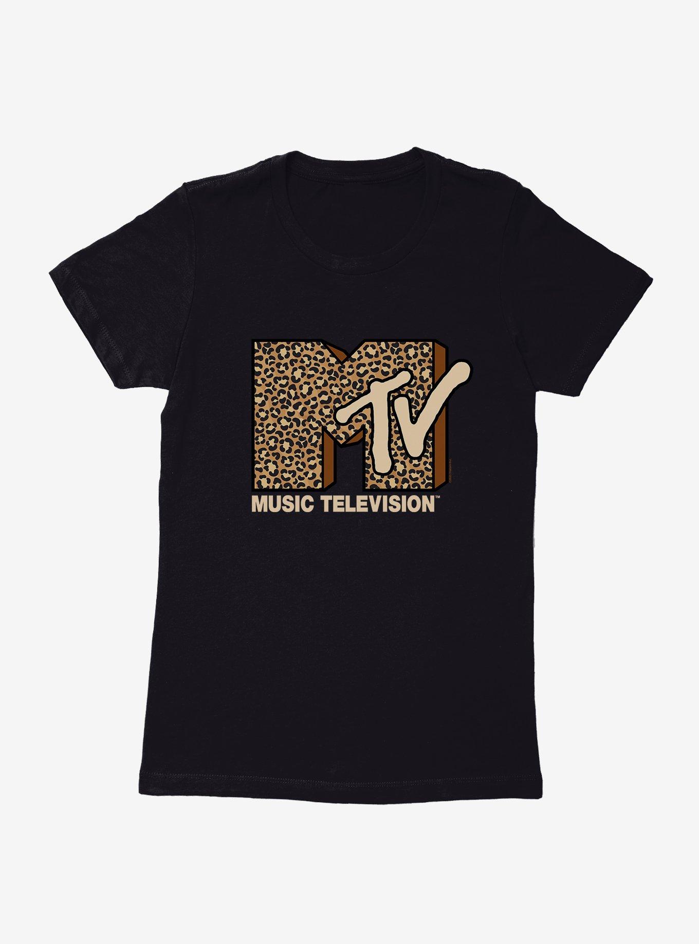 MTV Leopard Logo Womens T-Shirt, , hi-res