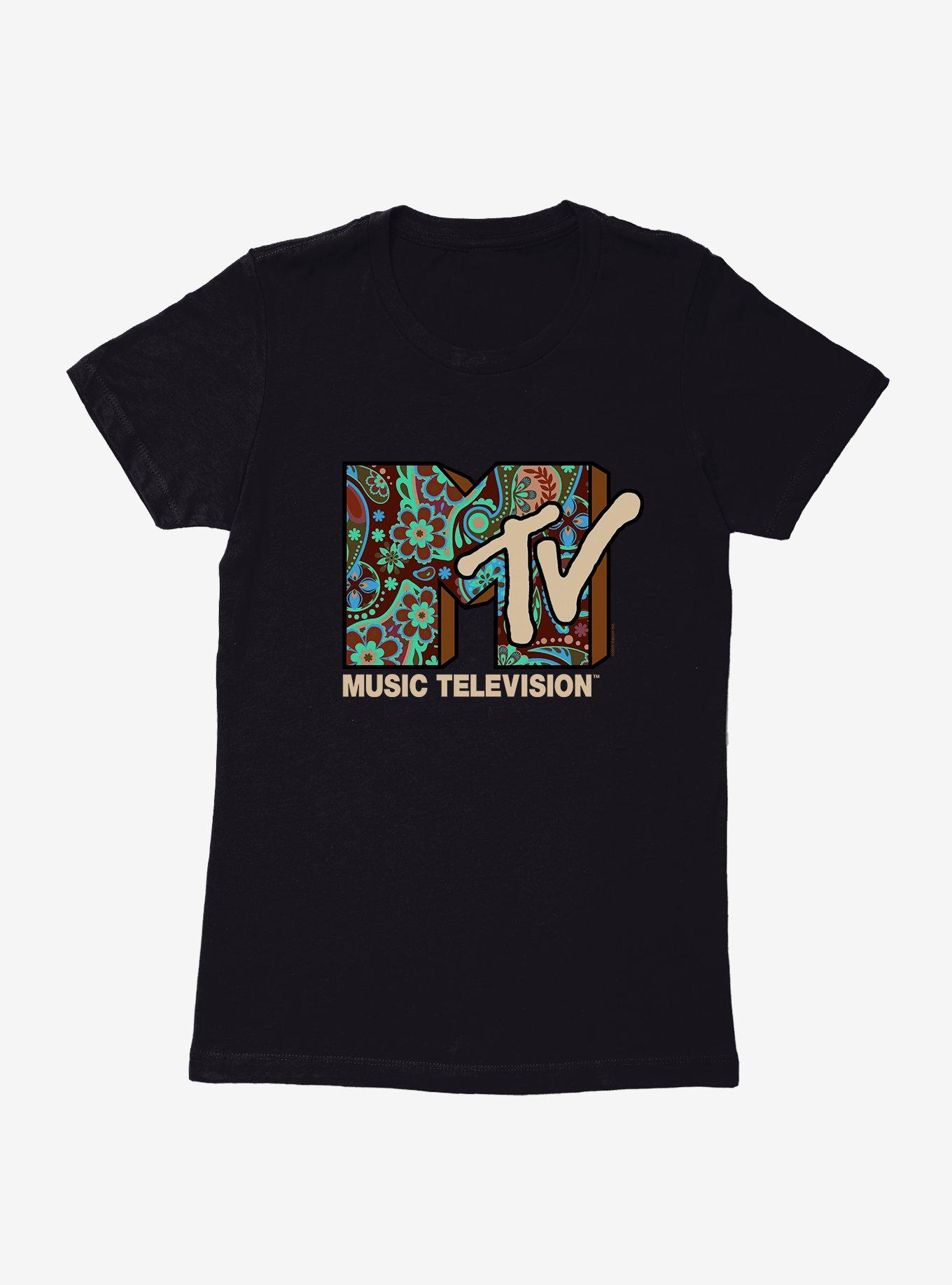 MTV Paisley Logo Womens T-Shirt, , hi-res