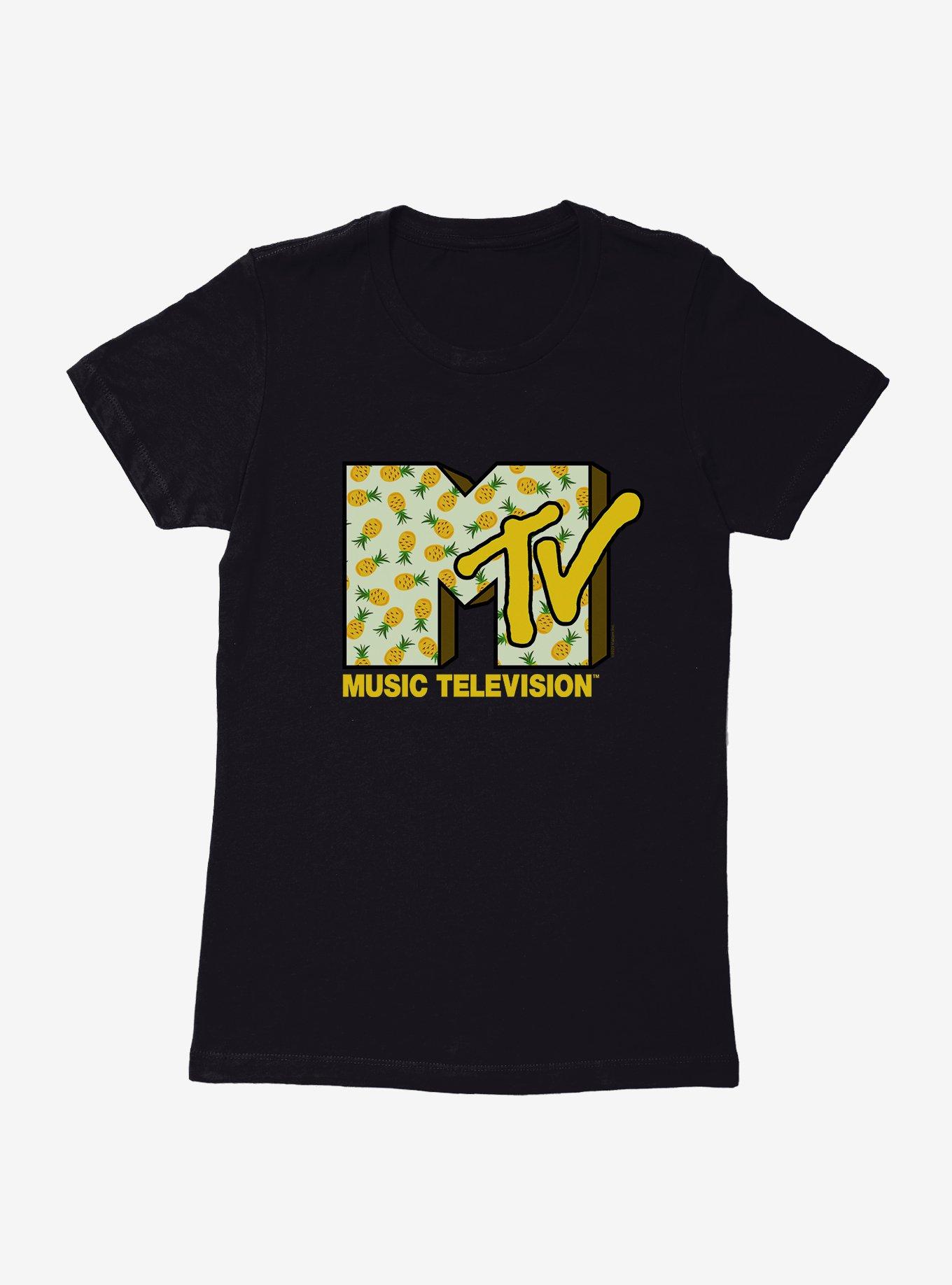 MTV Pineapple Logo Womens T-Shirt, , hi-res