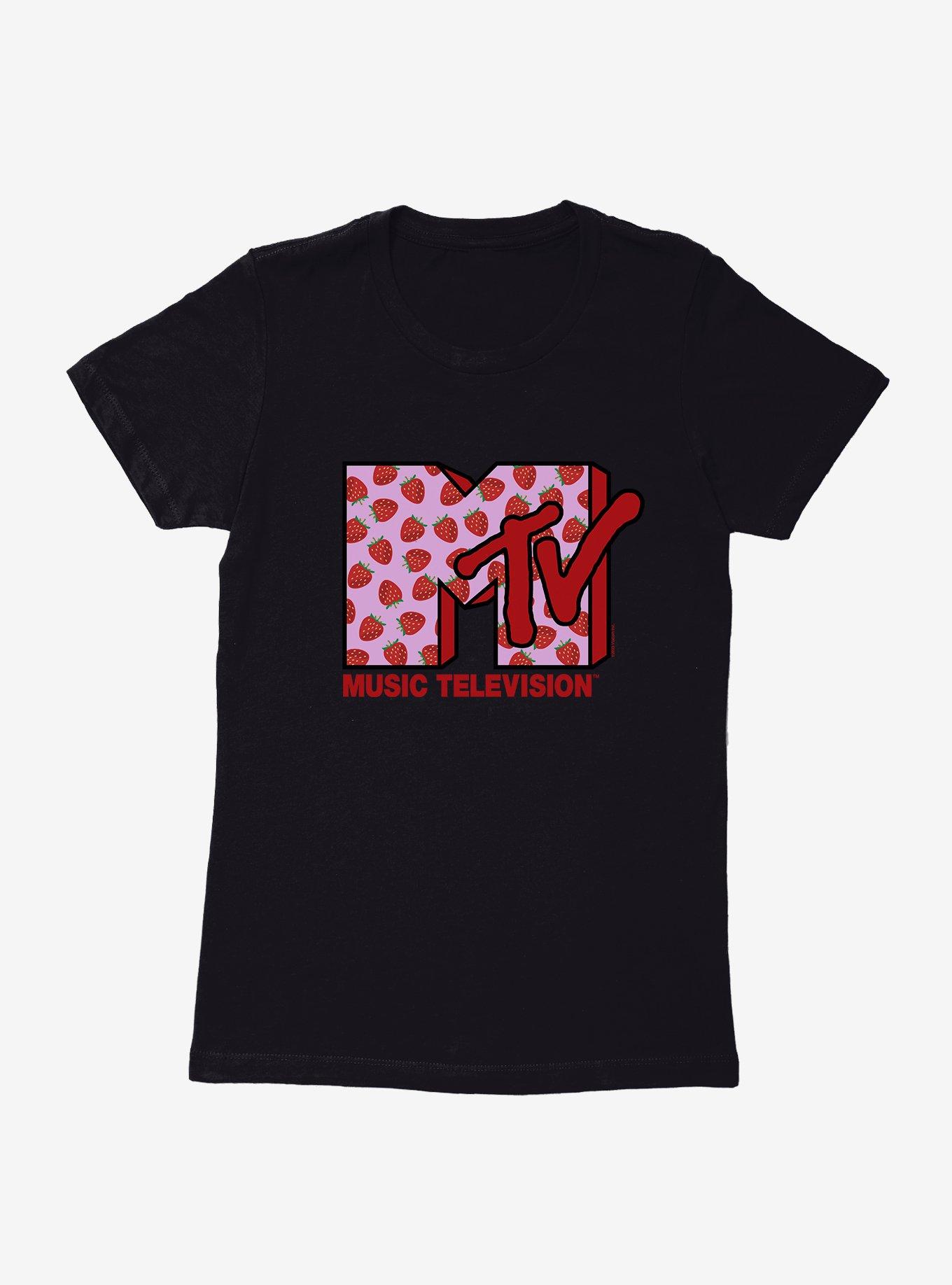 MTV Strawberries Logo Womens T-Shirt, , hi-res