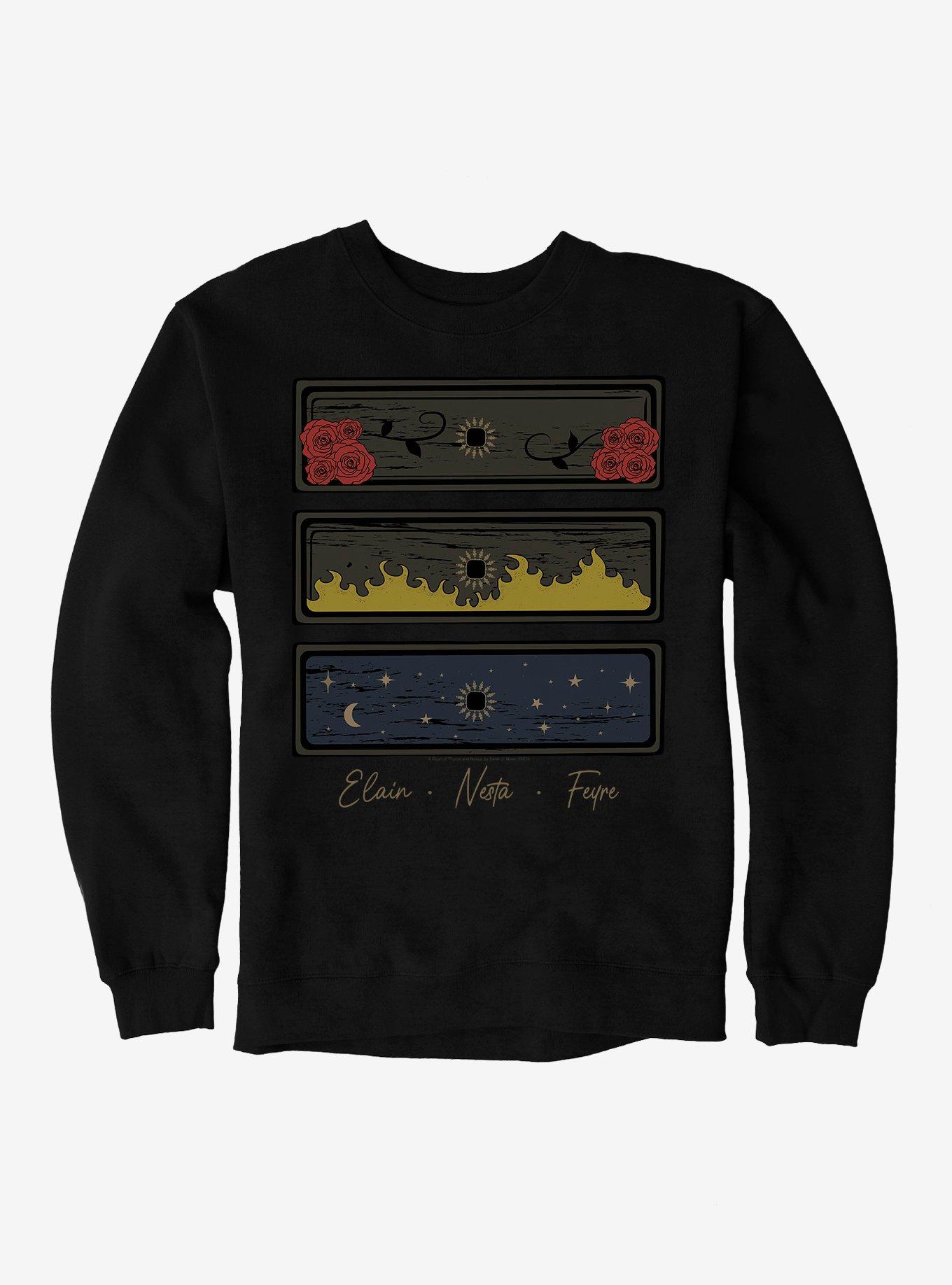 A Court of Thorns & Roses Elain, Nesta, Feyre Sweatshirt, , hi-res