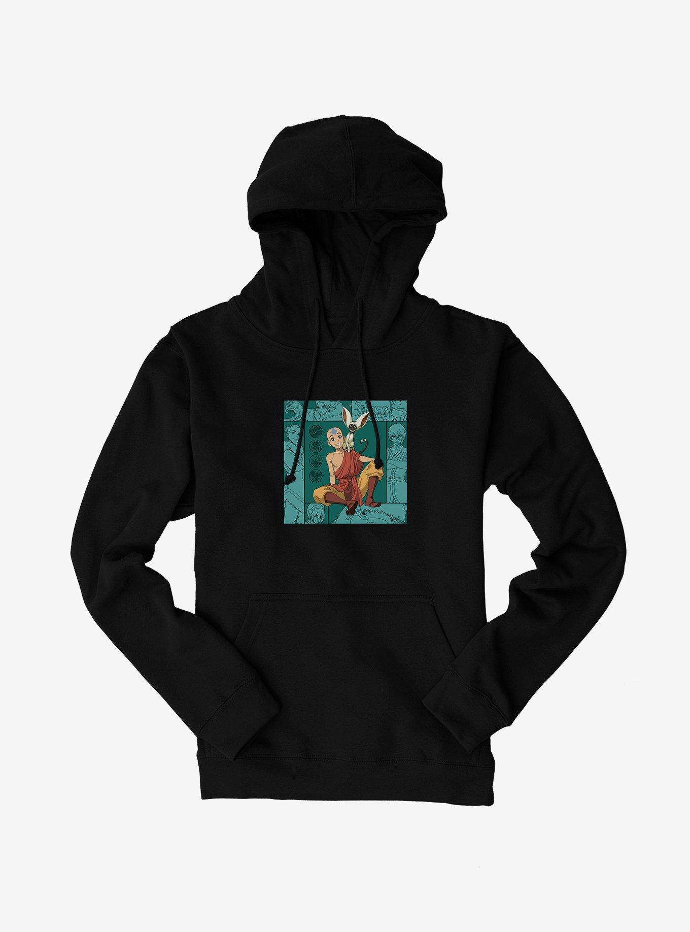 Avatar: The Last Airbender Aang And Momo Hoodie, , hi-res
