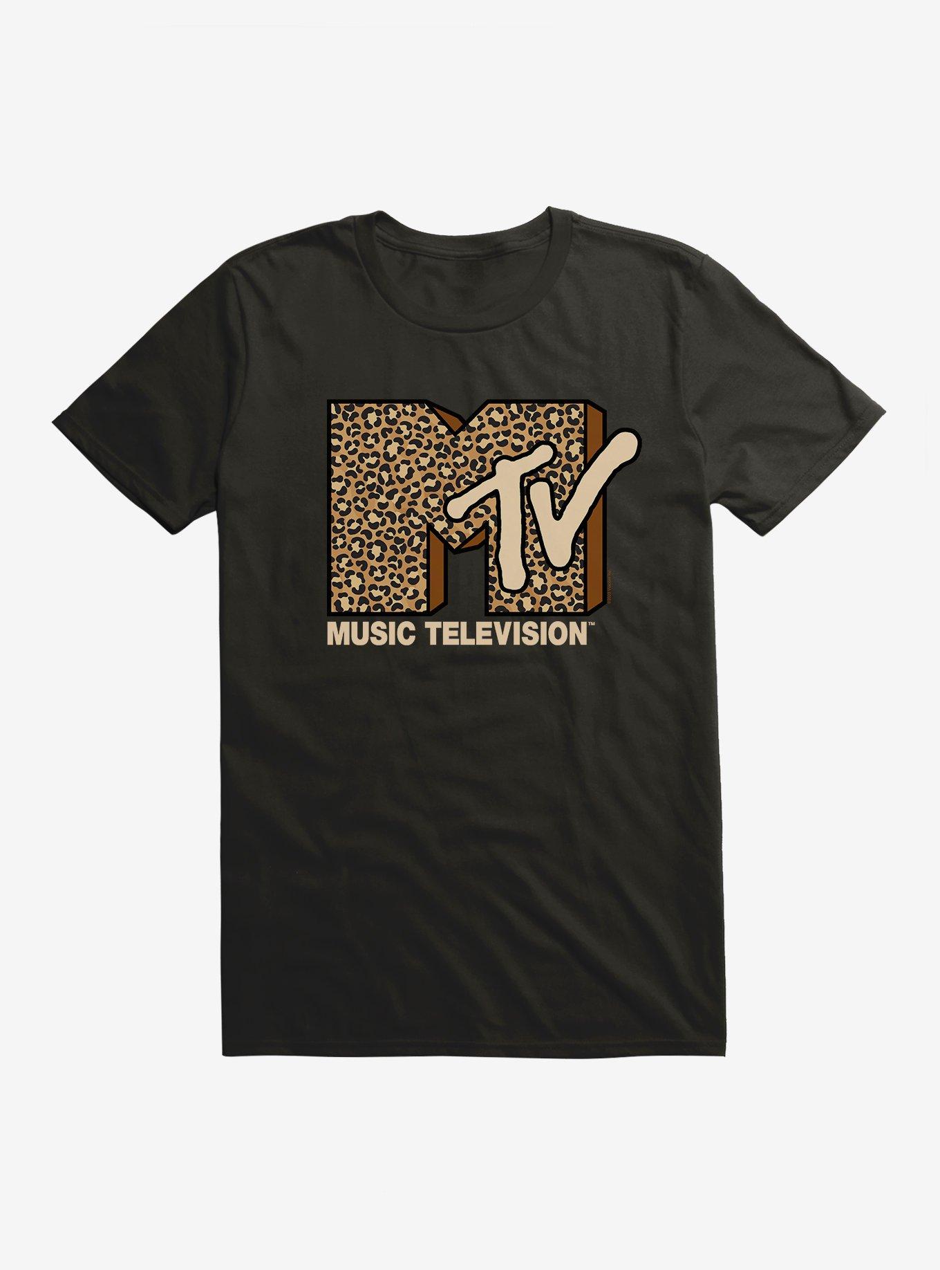 MTV Leopard Logo T-Shirt, , hi-res