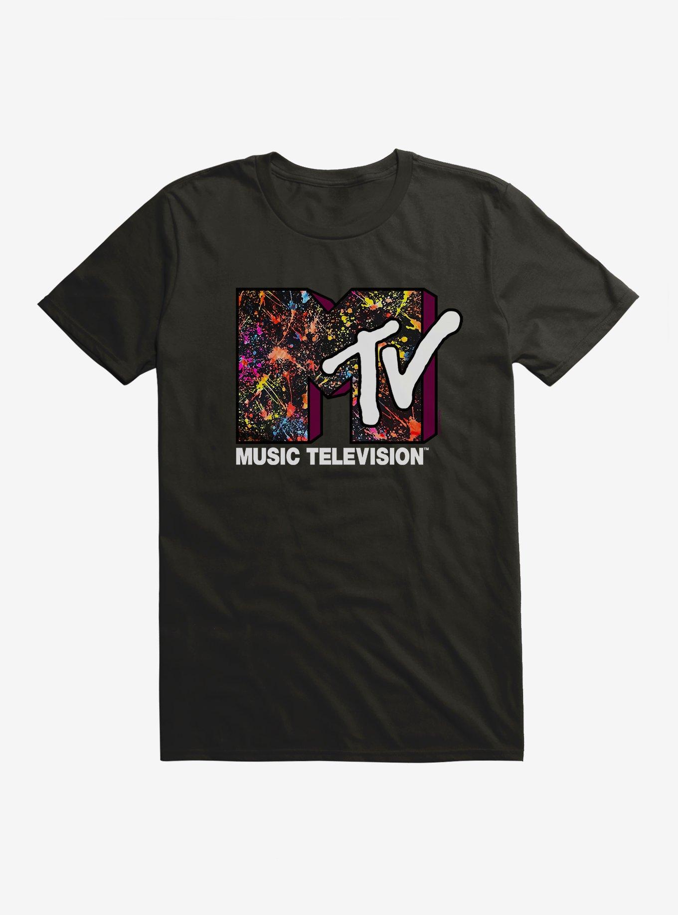 MTV Paint Splatter Logo T-Shirt, , hi-res