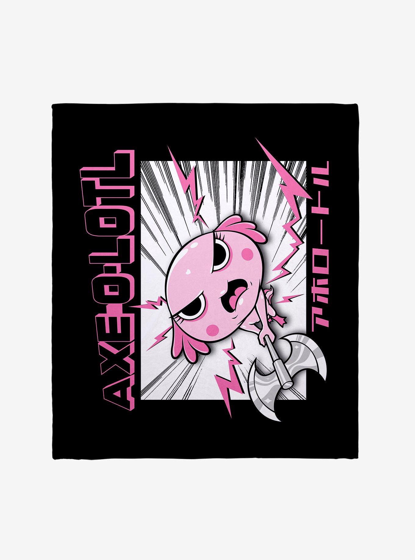 Axalotl Axe-A-Lotl Throw Blanket, , hi-res