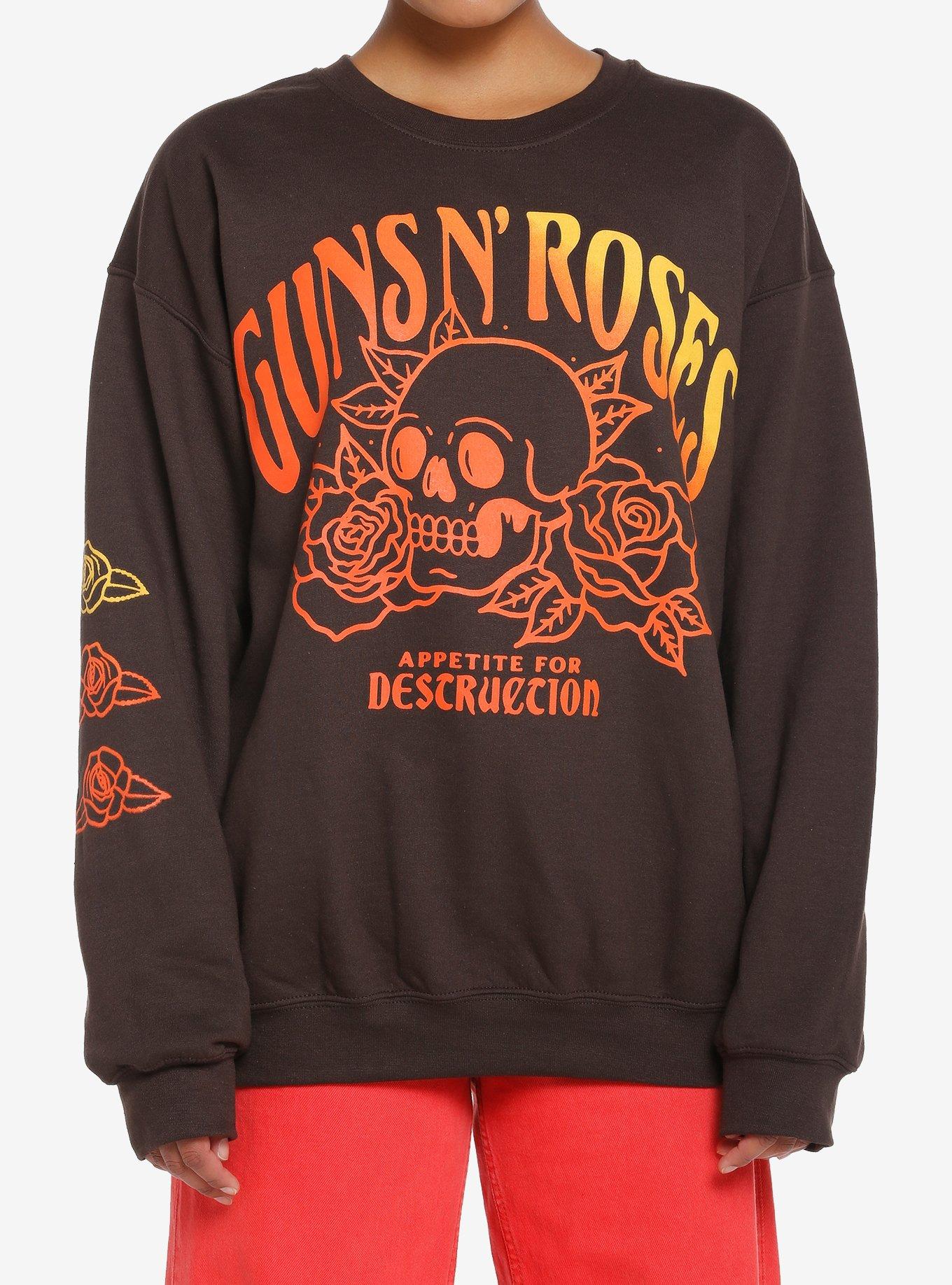 Guns discount roses sweatshirt