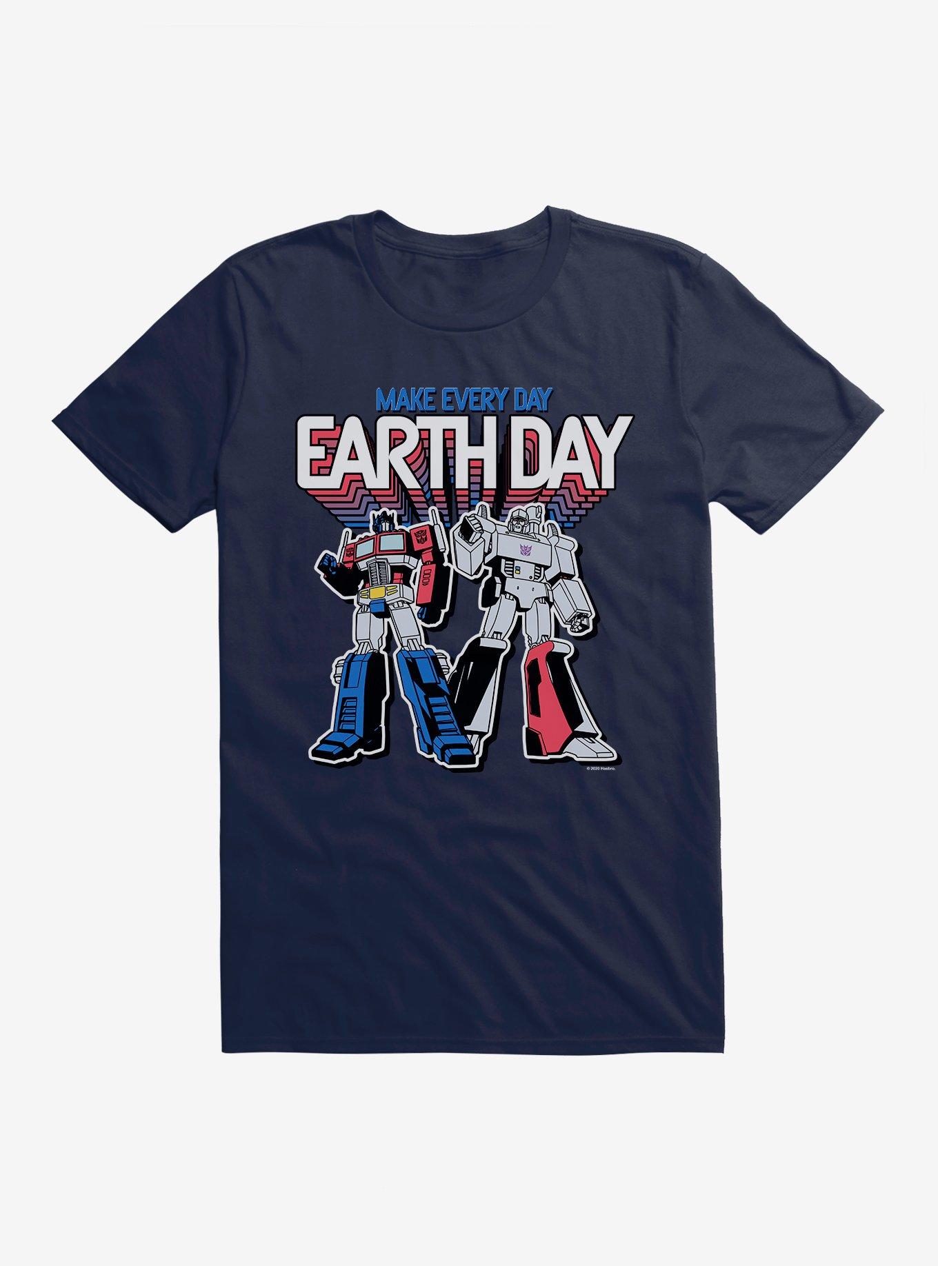 Transformers Earth Day T-Shirt, MIDNIGHT NAVY, hi-res view 1