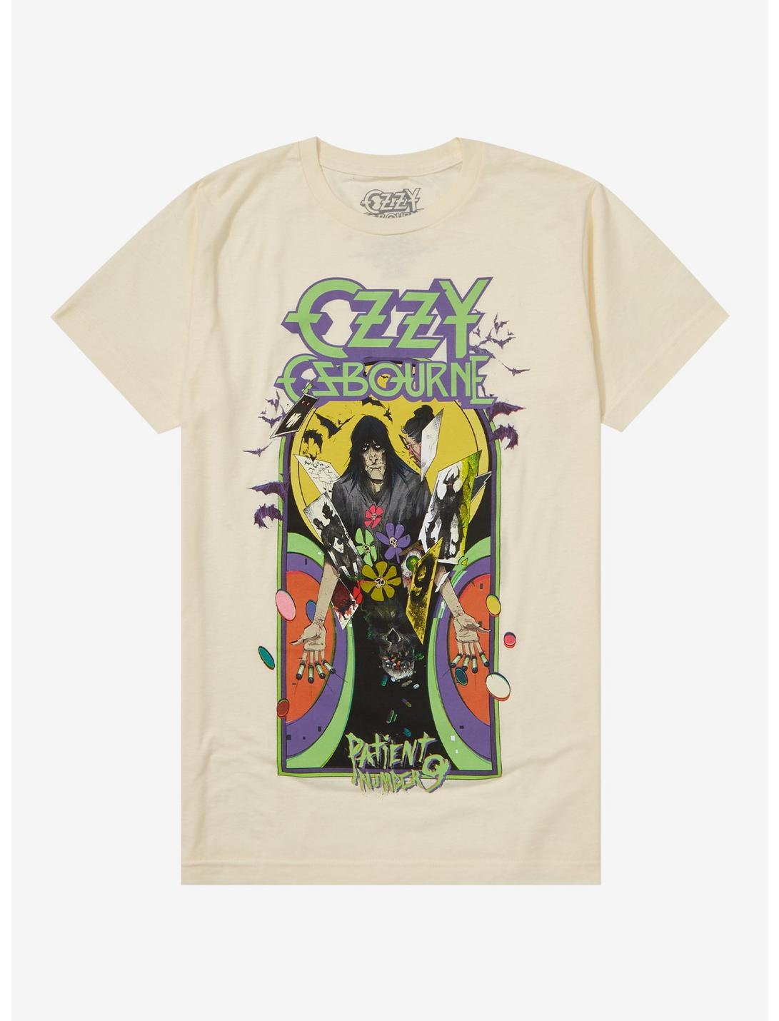 Ozzy Osbourne Patient Number 9 Anime Boyfriend Fit Girls T-Shirt, CREAM, hi-res