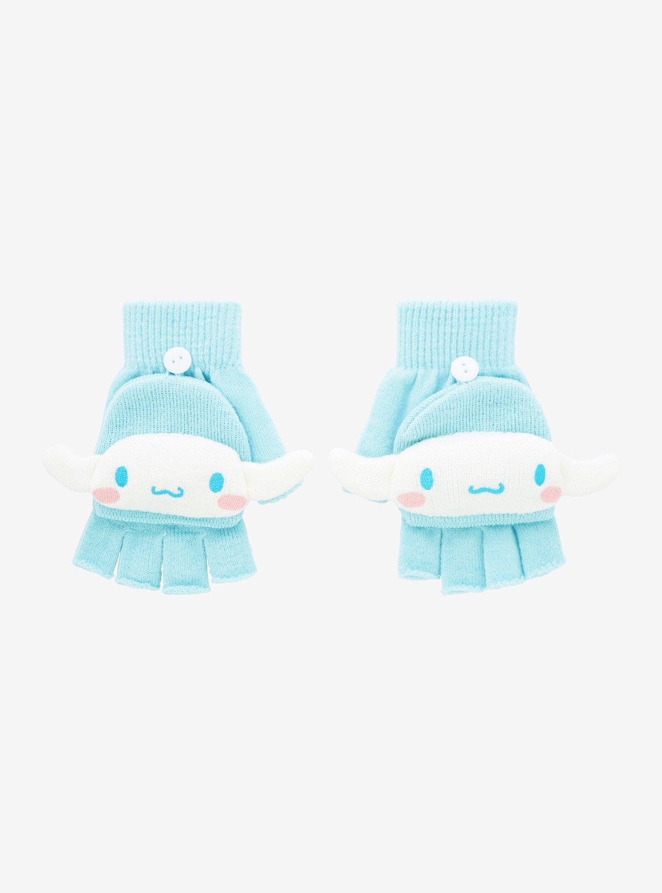 Cinnamoroll Plush Convertible Gloves, , hi-res