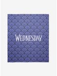 Wednesday Web Pattern Throw Blanket, , hi-res