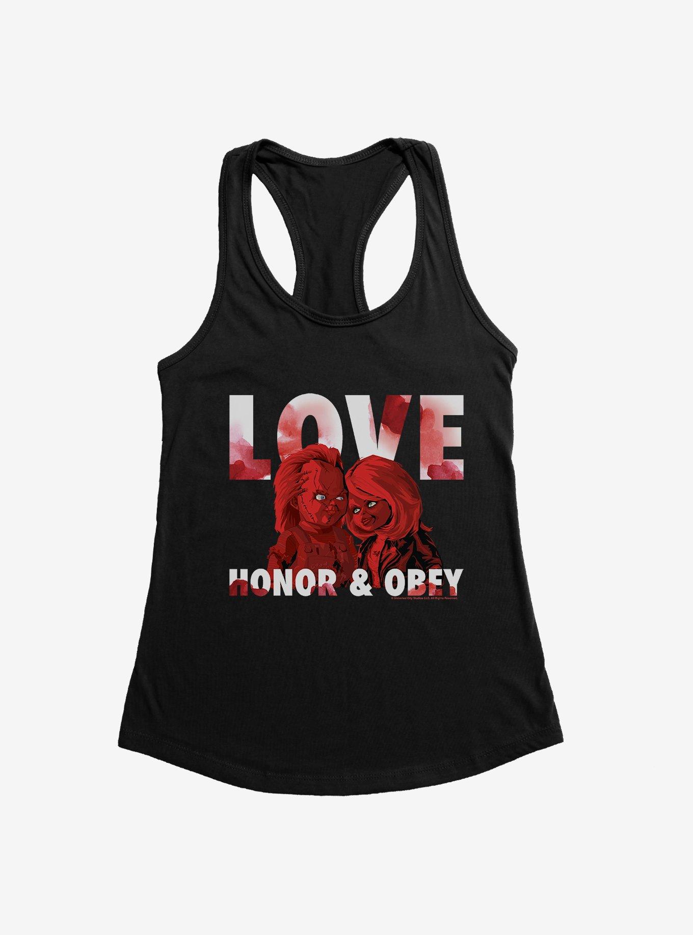 Chucky Love, Honor & Obey Girls Tank