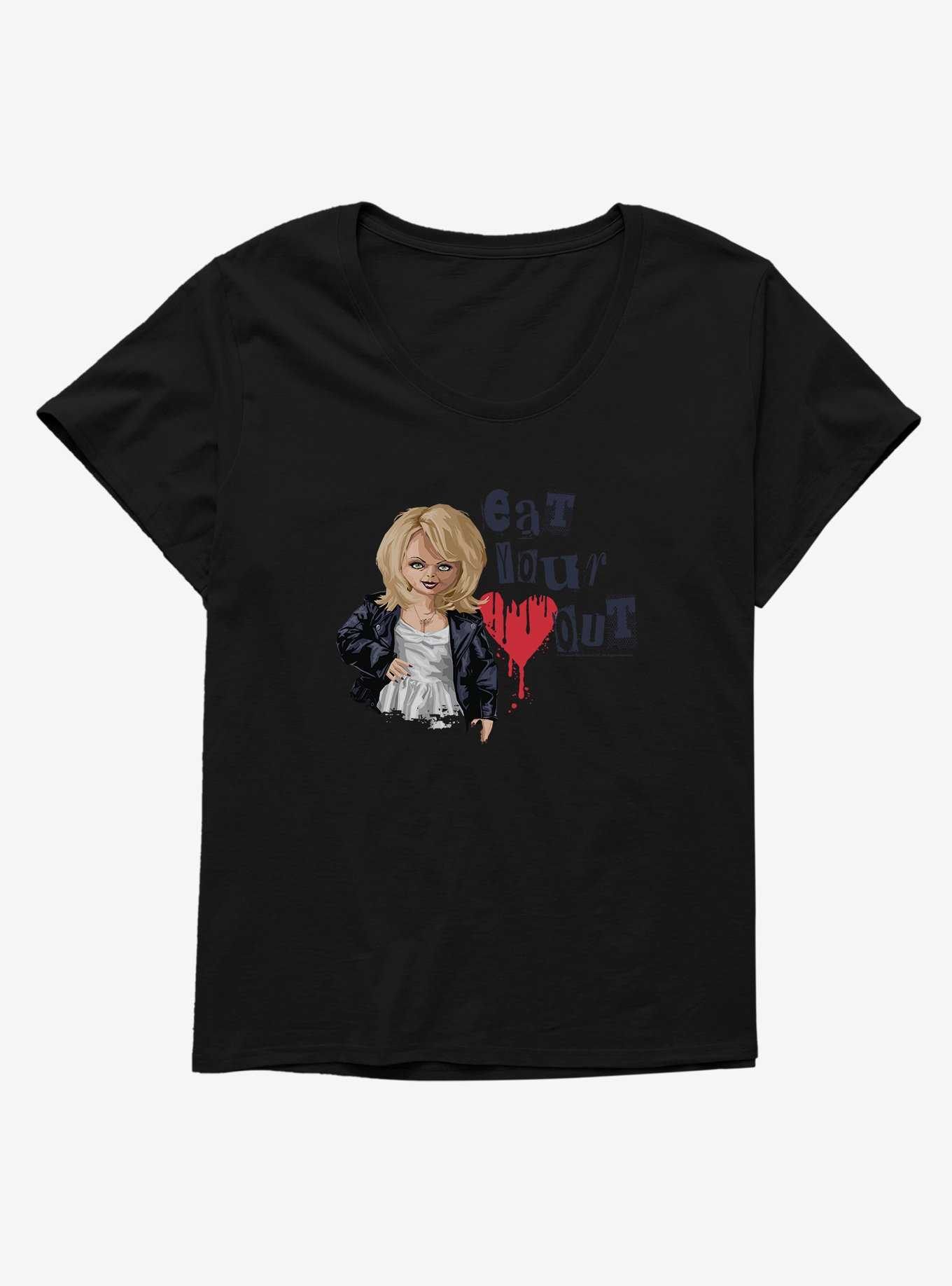 Chucky Eat Your Heart Out Girls T-Shirt Plus Size, , hi-res