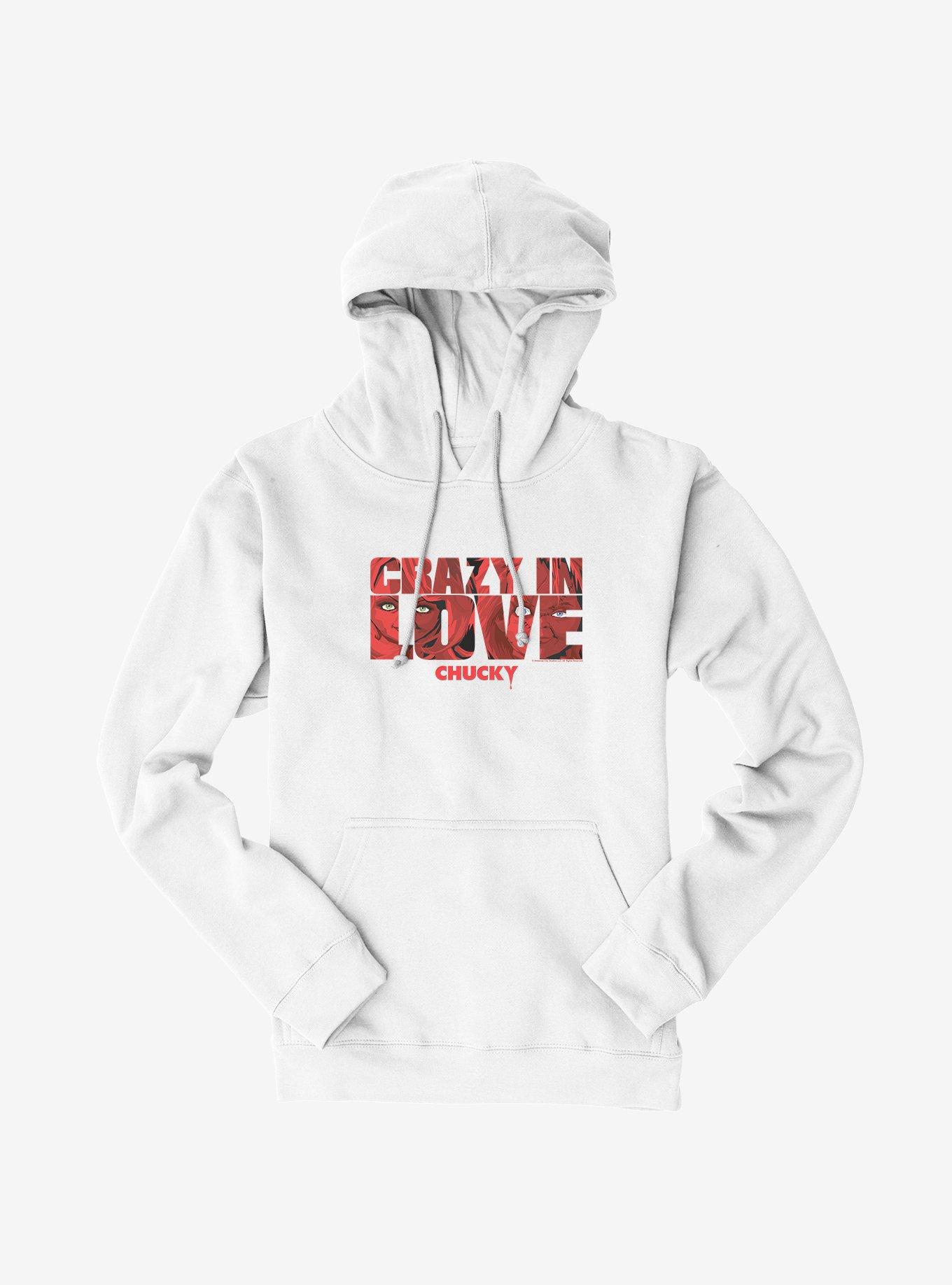 Chucky Crazy In Love Hoodie, WHITE, hi-res