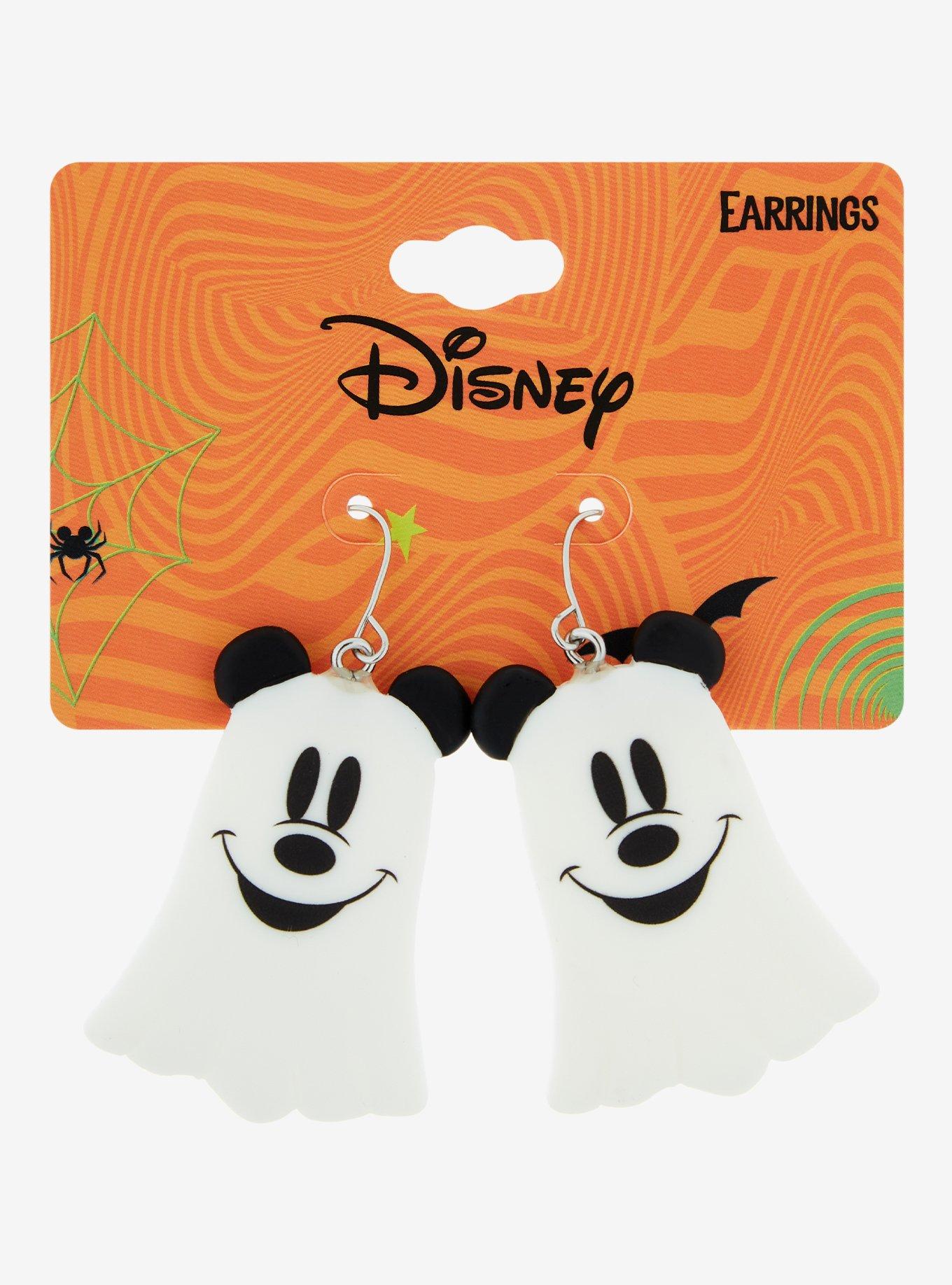 Disney Mickey Mouse Ghost Earrings - BoxLunch Exclusive, , hi-res