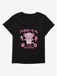Axolotl A Lotl Nom Noms Womens T-Shirt Plus Size, BLACK, hi-res