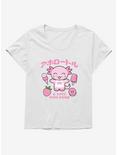 Axolotl A Lotl Nom Noms Womens T-Shirt Plus Size, WHITE, hi-res