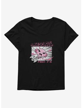 Axolotl Axe-O-Lotl Womens T-Shirt Plus Size, , hi-res