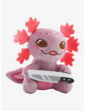 Pink Axolotl Knife Plush, , hi-res