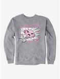 Axolotl Axe-O-Lotl Sweatshirt, HEATHER GREY, hi-res