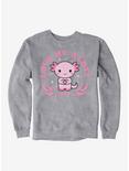 Axolotl Love Me Alotl Sweatshirt, HEATHER GREY, hi-res